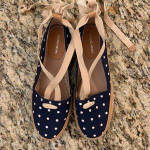 Polka dot espadrille